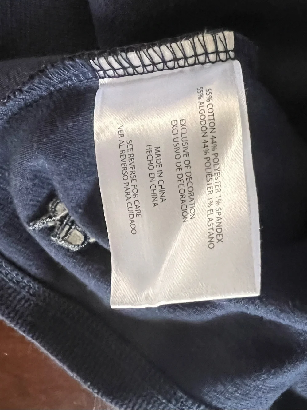 Men's Banana Republic Navy Long-Sleeve Crewneck Sweater | Large | Cotton Blend